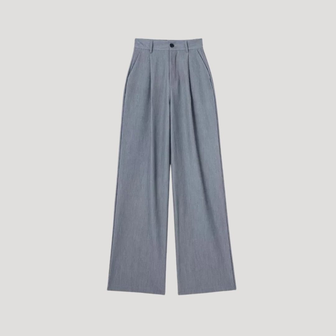 Charlotte - Damen High-Waist Weitbein-Hosen