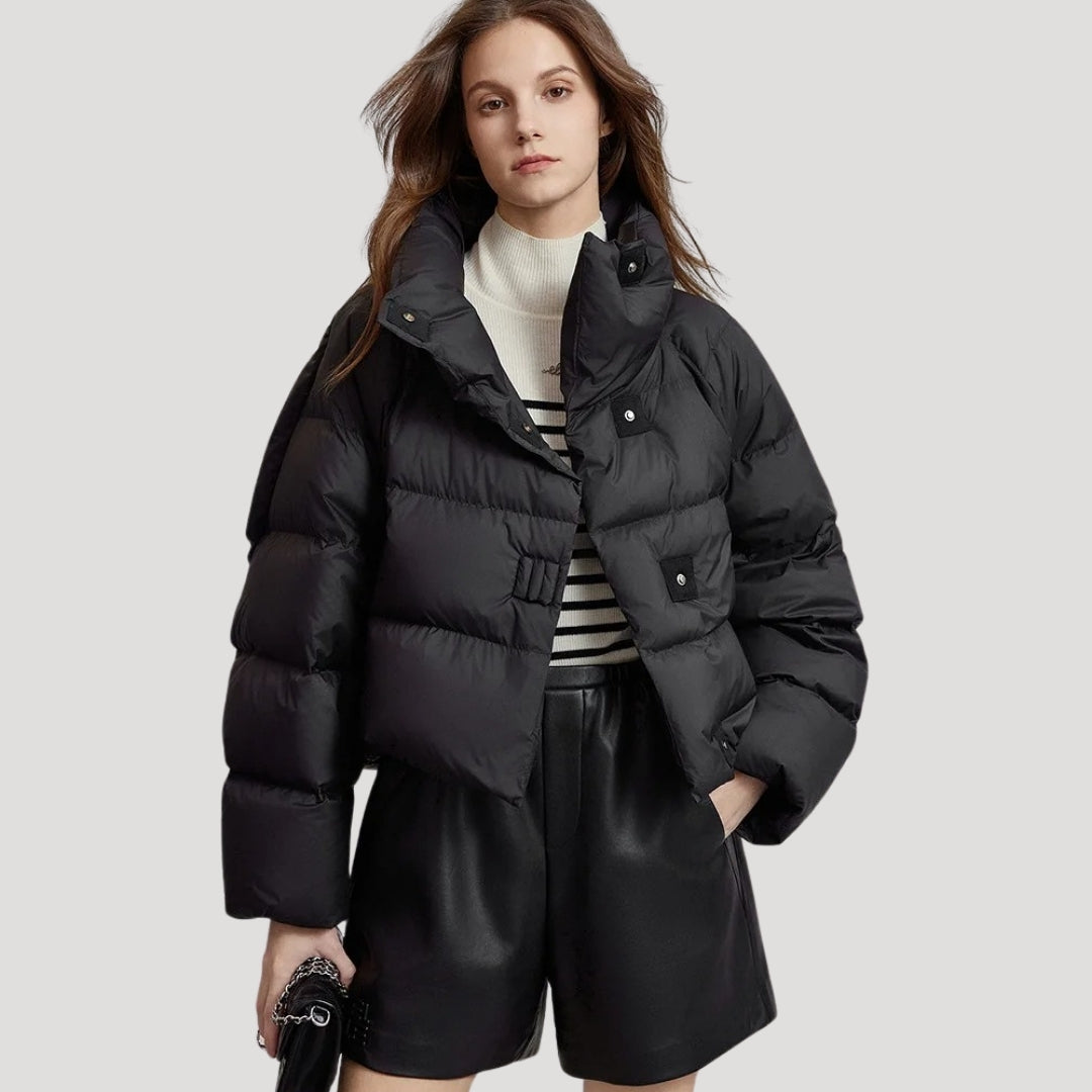 Olivia - Cropped Padded Puffer Jacket