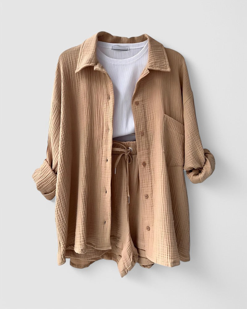 Heidi – Blouse and Shorts Set