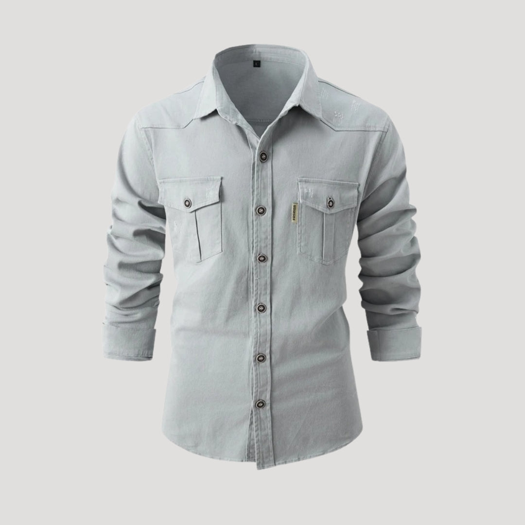 Cyrus - Haltbares Herren-Chemise aus Baumwolle