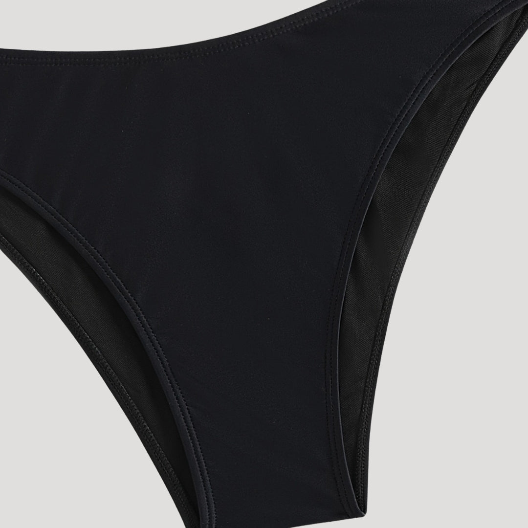 Oriana - Leopardenmuster Wickelbikini-Set
