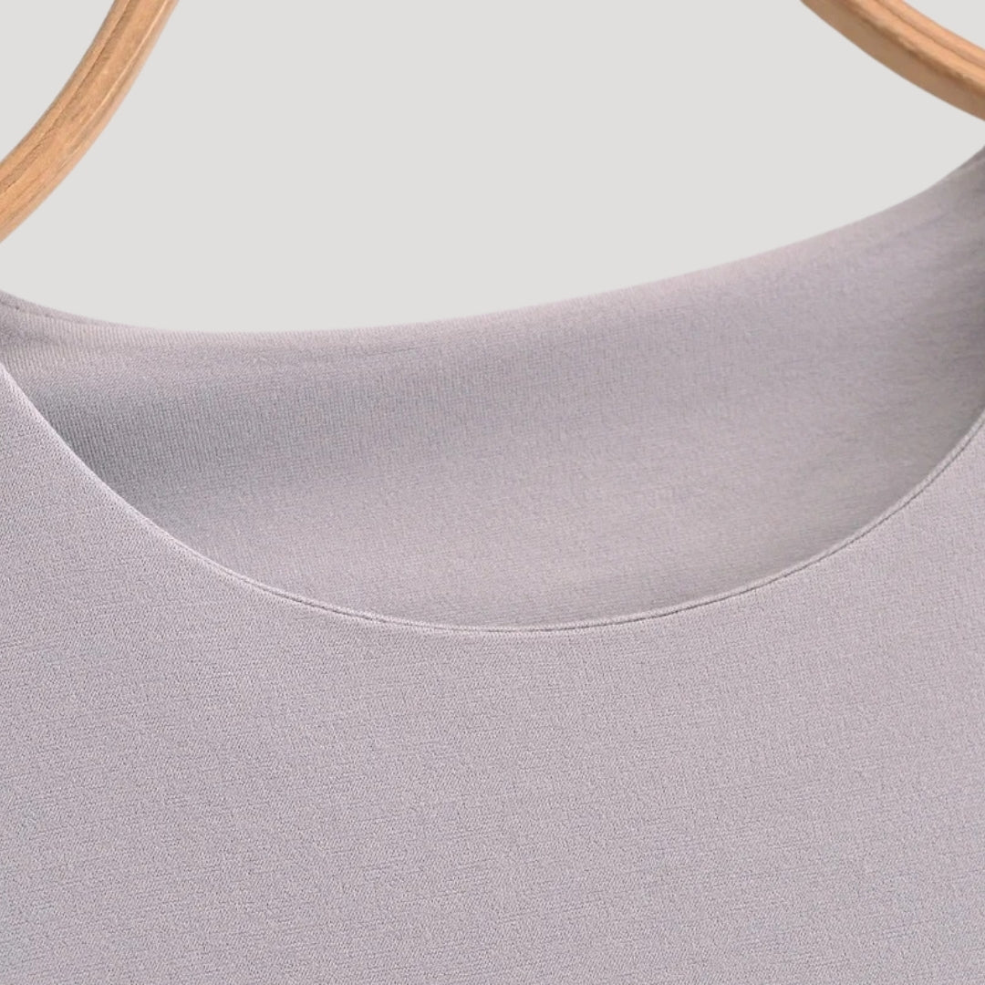 Keeley - Minimalistisches Langarm-Loungewear-Set