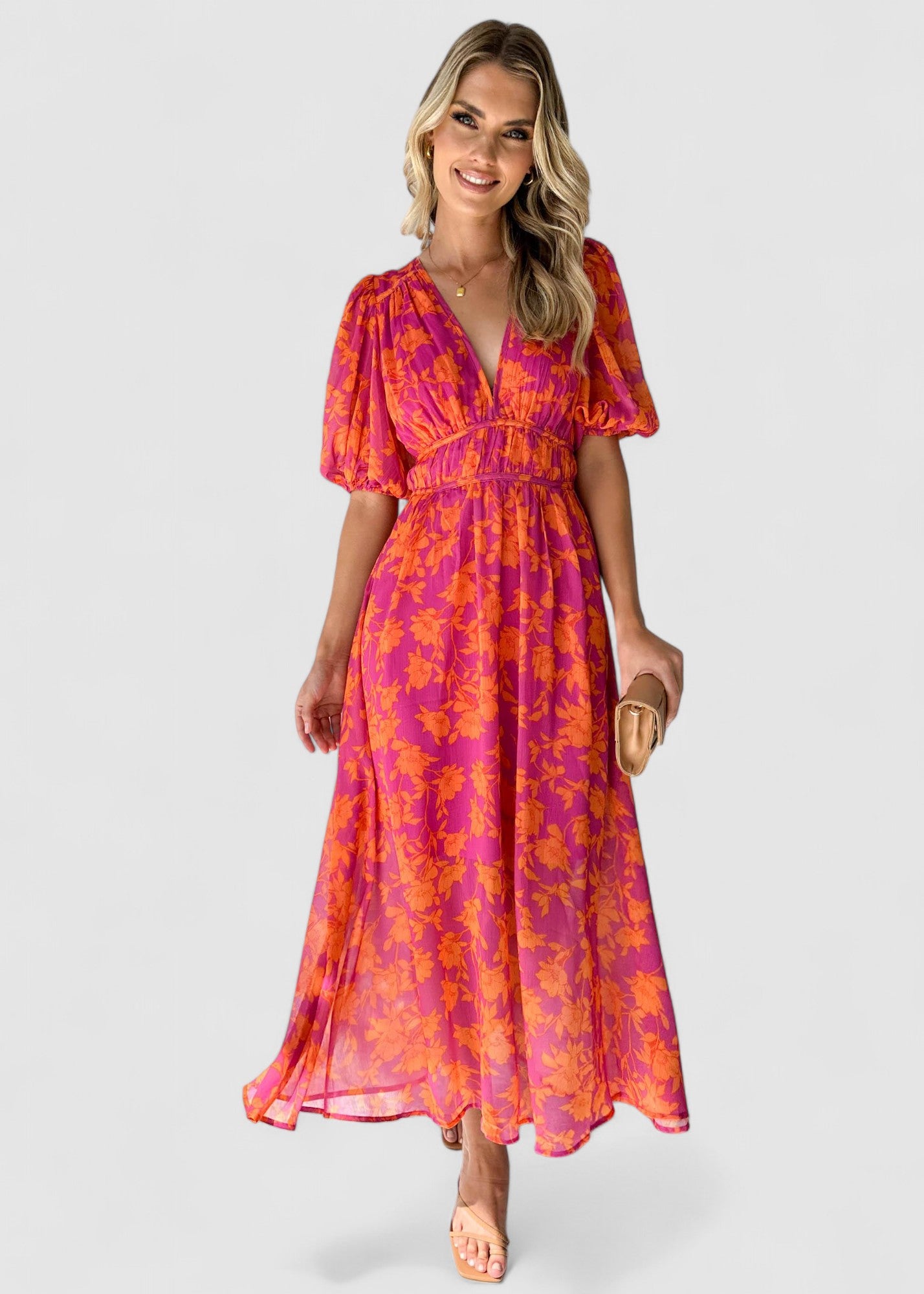 SARINA - Sommerkleid Maxi