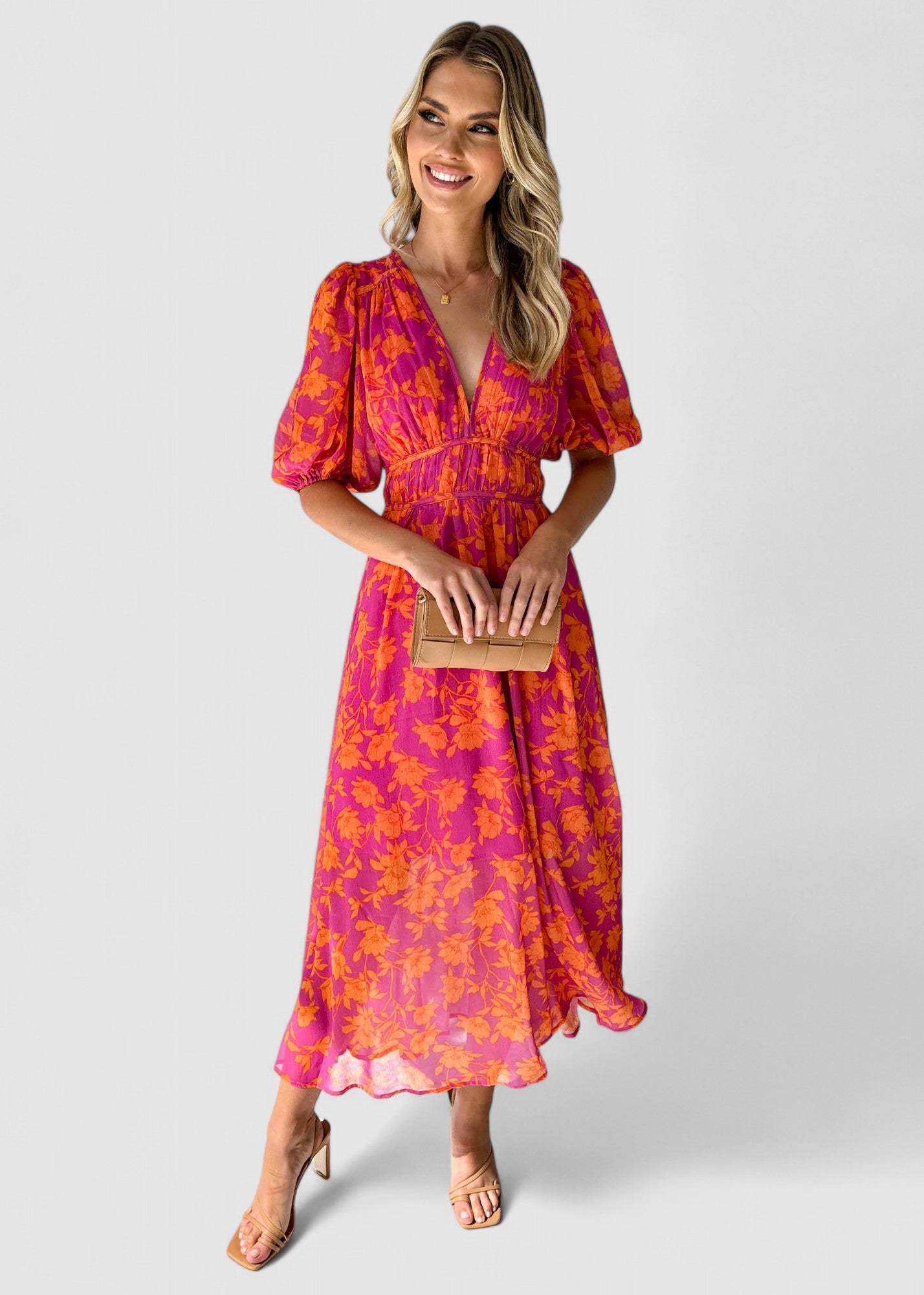 SARINA - Sommerkleid Maxi