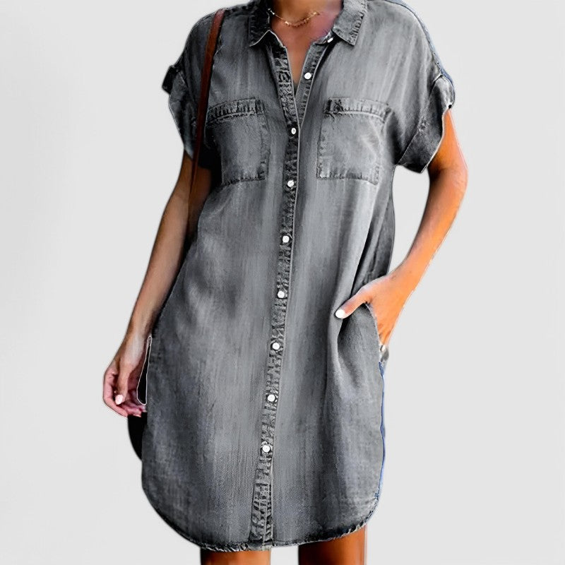 SABINI – Klassisches Denimkleid