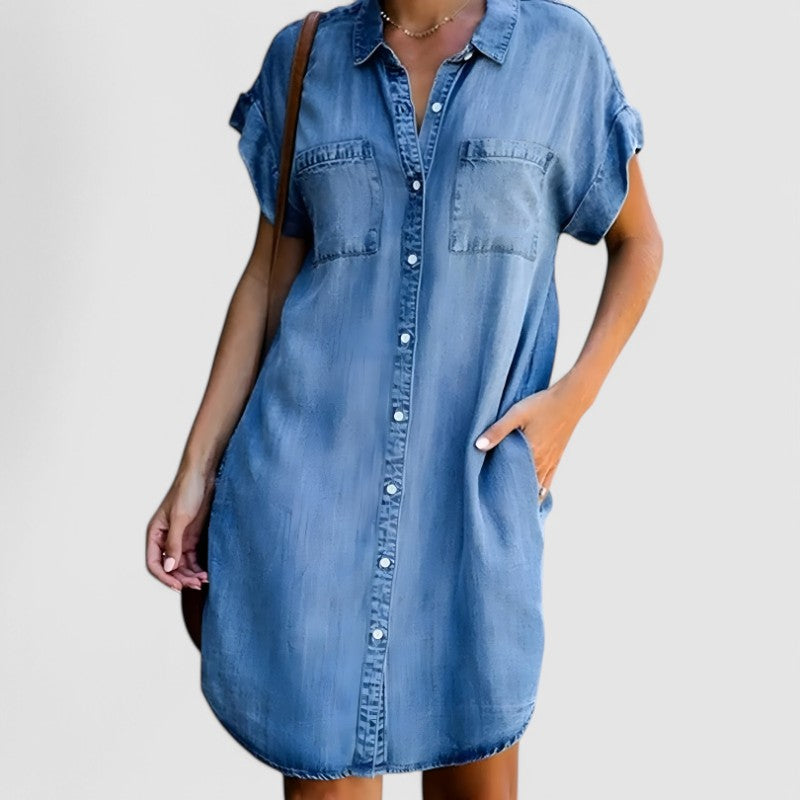 SABINI – Klassisches Denimkleid