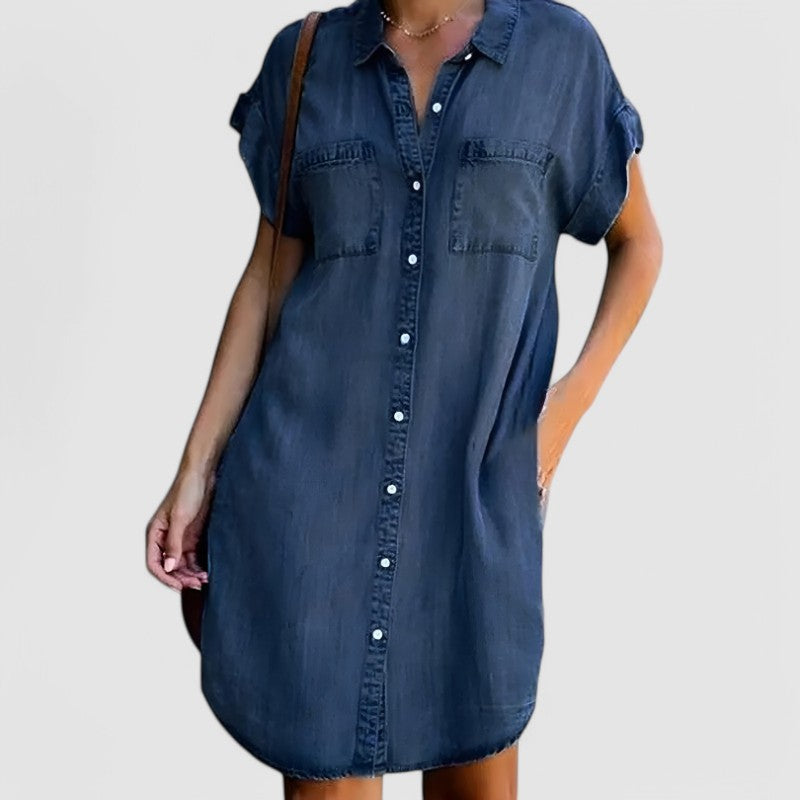 SABINI – Klassisches Denimkleid