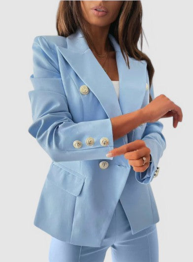 VICTORIA - Eleganter Doppelreihiger Blazer-Anzug