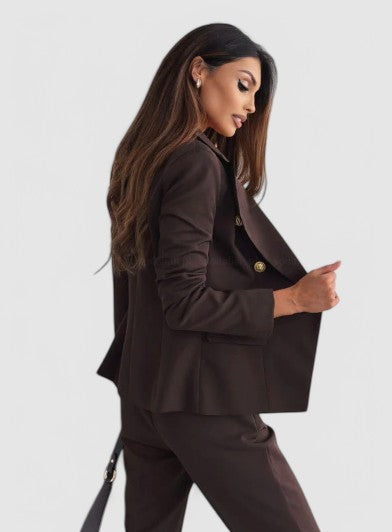 VICTORIA - Eleganter Doppelreihiger Blazer-Anzug