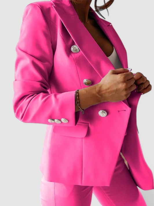 VICTORIA - Eleganter Doppelreihiger Blazer-Anzug