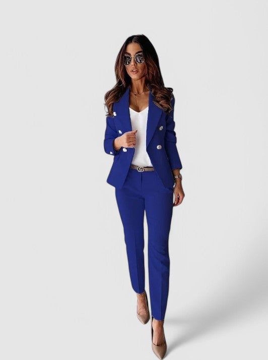 VICTORIA - Eleganter Doppelreihiger Blazer-Anzug