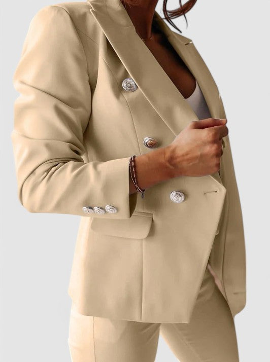 VICTORIA - Eleganter Doppelreihiger Blazer-Anzug