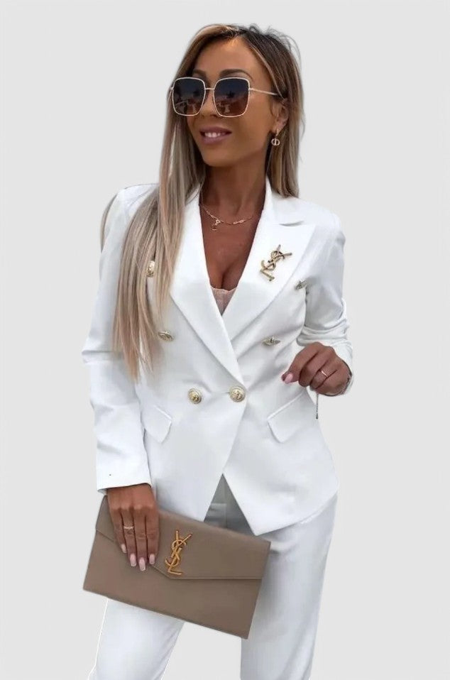VICTORIA - Eleganter Doppelreihiger Blazer-Anzug