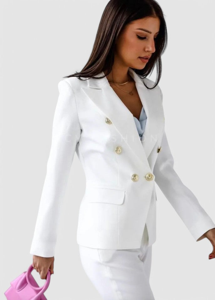 VICTORIA - Eleganter Doppelreihiger Blazer-Anzug