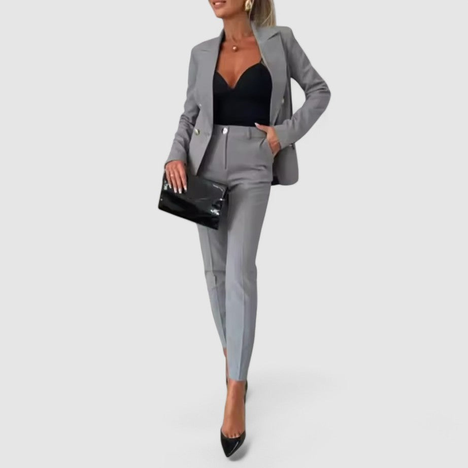 VICTORIA - Eleganter Doppelreihiger Blazer-Anzug