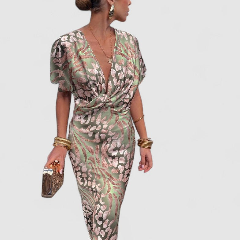 JANNAH - Abendkleid mit Musterprint