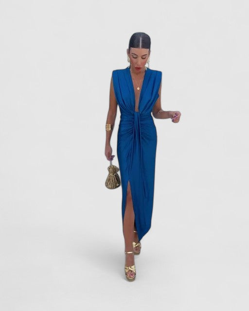 SASKIA - Drapiertes Abendkleid