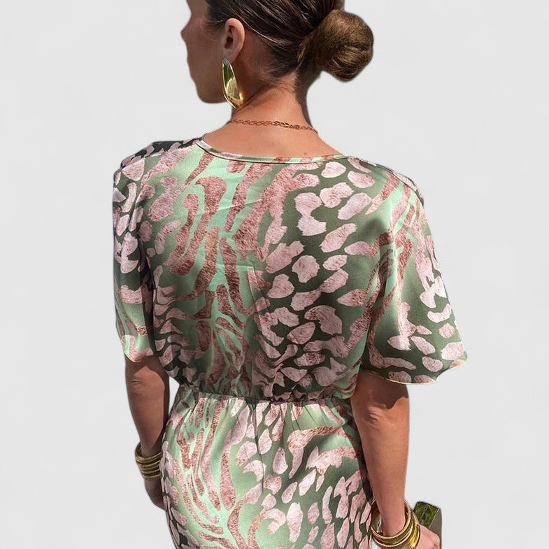 JANNAH - Abendkleid mit Musterprint
