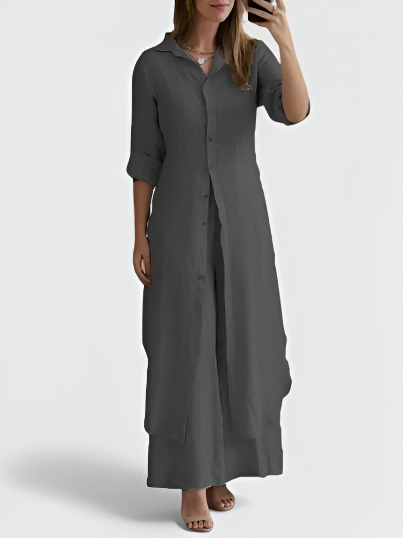 BRIGITTA - Zweiteiliges Hemdkleid
