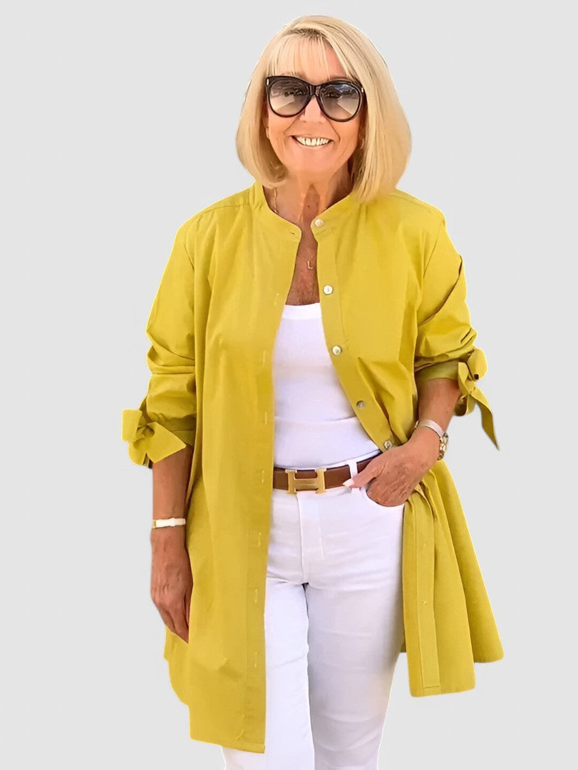 NADINE - Elegante Bluse mit Schleifen-Detail