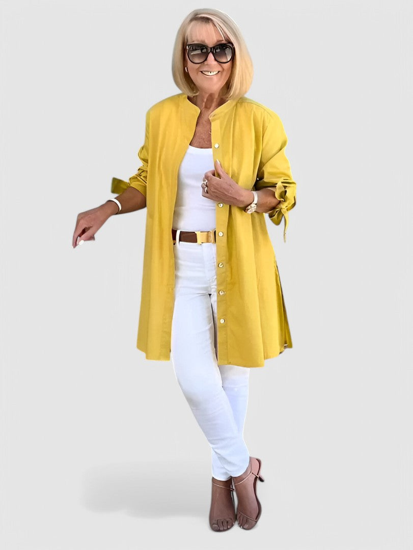 NADINE - Elegante Bluse mit Schleifen-Detail