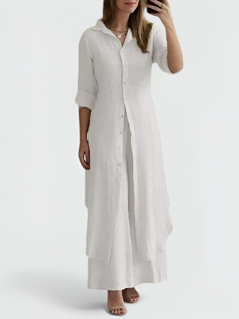 BRIGITTA - Zweiteiliges Hemdkleid