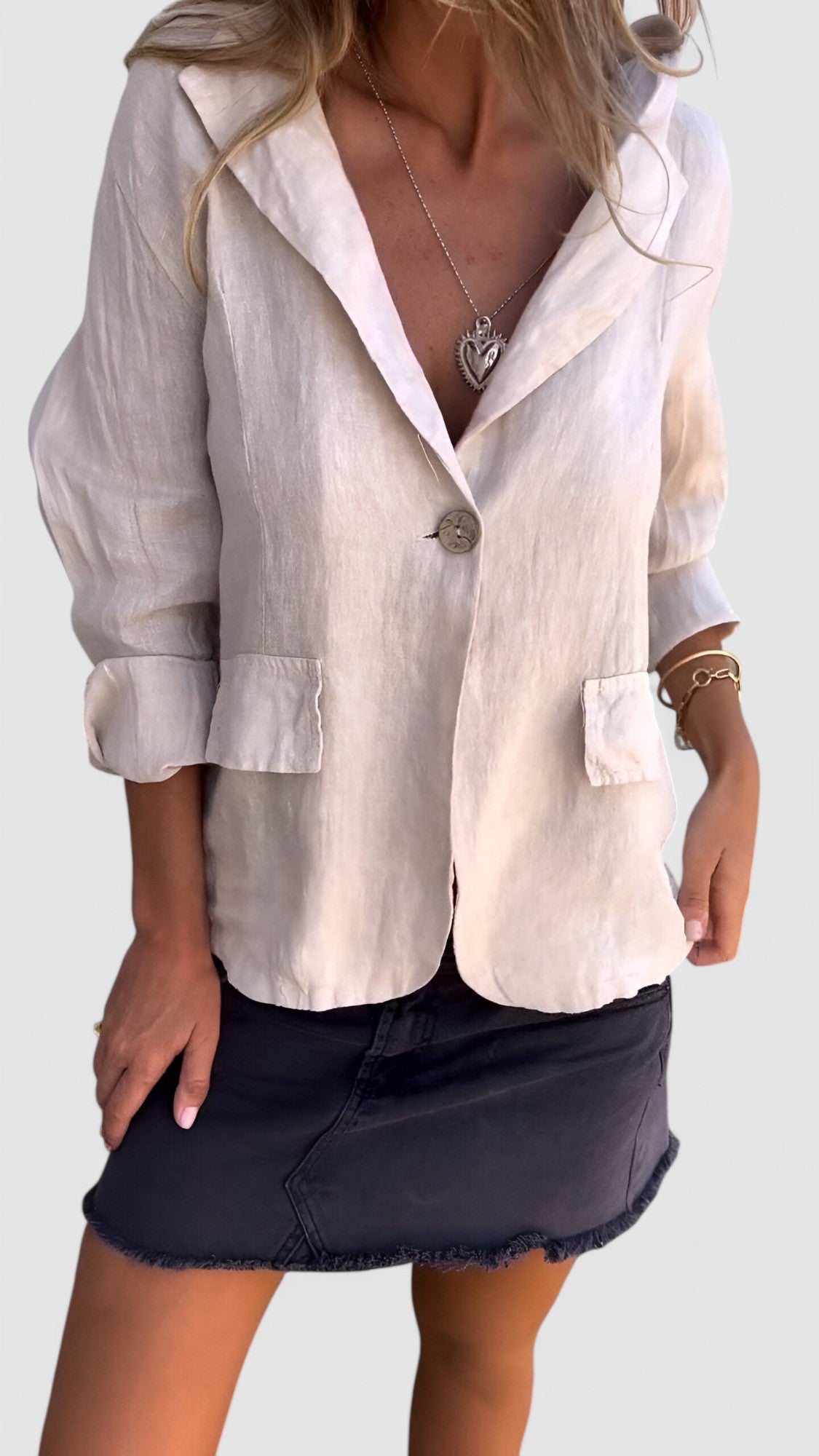 CHARLOTTE - Elegante Locker Geschnittene Bluse