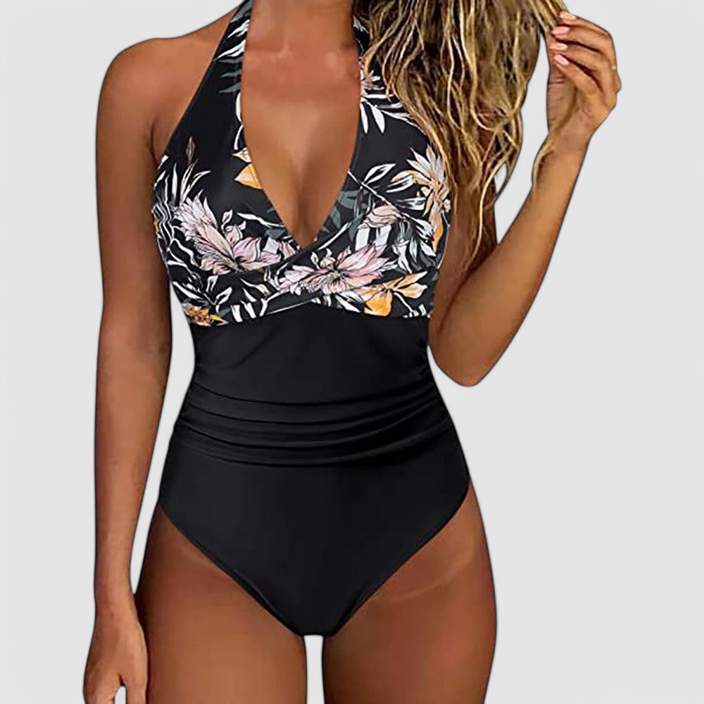 GRETA - Formender Neckholder-Badeanzug