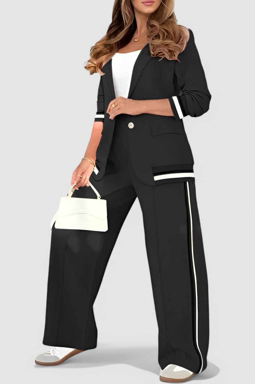 EMMA - Business Anzug mit Kontrastdetails